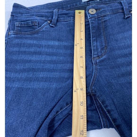 Jessica Simpson Jeans Womens Size 14W Kiss Me Super Skinny Dark Wash Denim - Picture 10 of 13